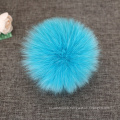 large silver fox fur pom pom wholesale